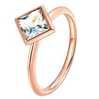 Zinc Alloy Finger Ring, plated, fashion jewelry & for woman & with cubic zirconia 