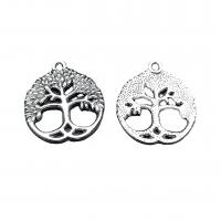 Zinc Alloy Jewelry Pendants, Tree, antique silver color plated, vintage & DIY Approx 