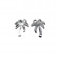 Zinc Alloy Jewelry Pendants, Palm Tree, antique silver color plated, vintage & DIY Approx 