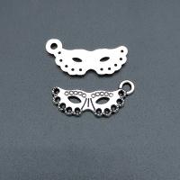 Zinc Alloy Jewelry Pendants, Mask, antique silver color plated, vintage & DIY Approx 
