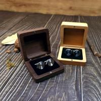 Beech Wood Cufflinks Gift Box, anoint & for man [