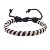 Fashion Create Wax Cord Bracelets, handmade, vintage & adjustable & for man cm 
