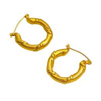 Stainless Steel Leverback Earring, 304 Stainless Steel, plated, fashion jewelry, gold 