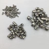 Stainless Steel Ball Chain Connector, with Iron original color 