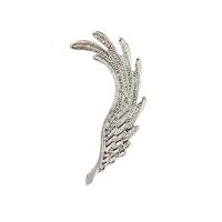 Earring Cuff and Wraps, Zinc Alloy, Wing Shape, plated, fashion jewelry & for woman 