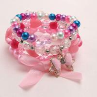 Children Bracelets, Acrylic, plated, Girl & fashion jewelry Approx 16 cm 