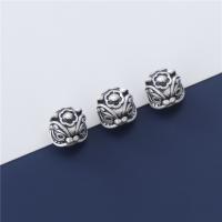 Sterling Silver Spacer Beads, 925 Sterling Silver, Lion, vintage & DIY Approx 3.3mm 