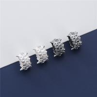 Sterling Silver Beads, 925 Sterling Silver, irregular, DIY Approx 6.2mm [