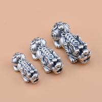 Sterling Silber Spacer Perlen, 925er Sterling Silber, Fabelhaft wildes Tier, DIY & verschiedene Größen vorhanden, verkauft von PC
