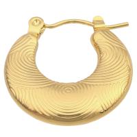 Brass Hoop Earring, gold color plated, fashion jewelry & for woman, golden 
