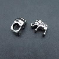 Zinc Alloy Spacer Beads, Elephant, antique silver color plated, vintage & DIY Approx [