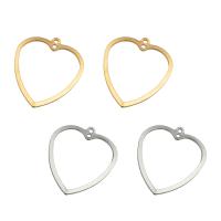 Brass Heart Pendants, plated, DIY & for woman Approx 2mm 