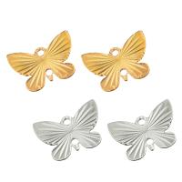 Animal Brass Pendants, Butterfly, plated, DIY Approx 1.5mm 