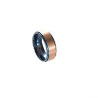 Titanium Steel Finger Ring, Vacuum Ion Plating, fashion jewelry & for man [