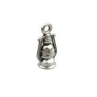 Zinc Alloy Jewelry Pendants, Oil Lamp, antique silver color plated, DIY Approx 0.2mm 