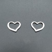 Zinc Alloy Heart Pendants, antique silver color plated, durable & Corrosion-Resistant & DIY Approx 