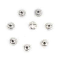 Fashion Plastic Beads, Round, DIY silver color [