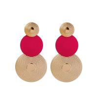 Zinc Alloy Drop Earring, painted, fashion jewelry & for woman 