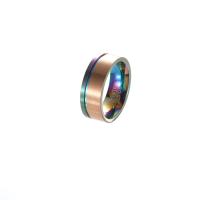 Titanium Steel Finger Ring, plated, fashion jewelry & for man 