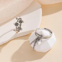 Палец кольцо-латунь, Латунь, плакированный цветом под старое серебро, ювелирные изделия моды & Мужская & разные стили для выбора, 1.7cm, продается PC