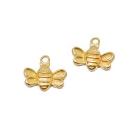 Animal Brass Pendants, Bee, polished, Corrosion-Resistant & fashion jewelry & DIY, original color 