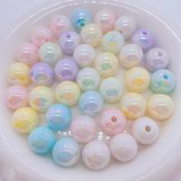 Perles acryliques plaquée, Acrylique, Rond, DIY, plus de couleurs à choisir, 16mm Vendu par sac