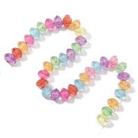 Perles acryliques transparentes, Acrylique, DIY, couleurs mélangées Environ 1.9mm Vendu par sac[