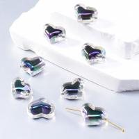 collier en perle acrylique , coeur, DIY, multicolore Environ 3mm Vendu par sac[