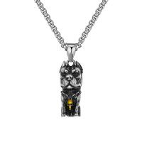 Titanium Steel Jewelry Necklace, Animal, fashion jewelry & for man Approx 23.6 Inch 