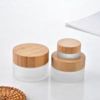 Glass Lotion Containers, with Bamboo, portable 