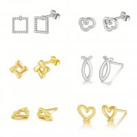 Stainless Steel Stud Earring, 316L Stainless Steel, Vacuum Ion Plating, fashion jewelry & for woman & hollow 10mm [