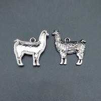 Zinc Alloy Animal Pendants, antique silver color plated, vintage & DIY Approx [