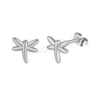 Stainless Steel Stud Earring, 316L Stainless Steel, Vacuum Ion Plating, fashion jewelry & for woman 10mm [