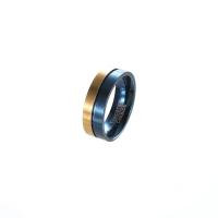 Anillo de dedo de acero Titanium de, Partículas de acero, chapado, Joyería & diverso tamaño para la opción & para hombre, Vendido por UD[