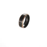 Titanium Steel Finger Ring, plated, fashion jewelry & for man [