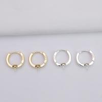 Brass Lever Back Earring Component, high quality plated, hypo allergic & DIY 12.7mm,4.5mm,0.8mm 