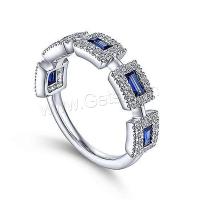 Cubic Zirconia Micro Pave Brass Finger Ring & micro pave cubic zirconia & for woman, 5.5mm [