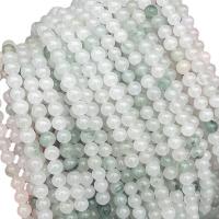 Jade glacial Abalorio, Esférico, pulido, Bricolaje & diverso tamaño para la opción, longitud:aproximado 36-38 cm, Vendido por Sarta