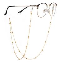Zinklegierung Brillenkette, für Frau, keine, 2mm, Länge:ca. 75 cm, verkauft von PC[