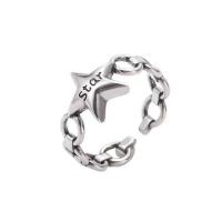 Zinc Alloy Finger Ring, fashion jewelry & for woman, silver color 