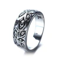 Zinc Alloy Finger Ring, antique silver color plated, fashion jewelry & Unisex 