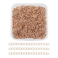 Iron Extender Chain, rose gold color plated, fashion jewelry & for woman, rose gold color, nickel, lead & cadmium free, 70mm 