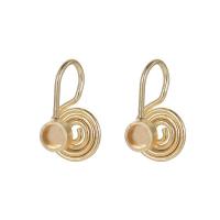 Brass Clip On Earring Finding, plated, DIY [