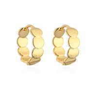 Brass Hoop Earring, plated, fashion jewelry  gold 