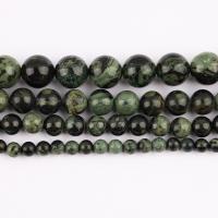 Jaspis Kambaba Perlen, Kambaba+Jasper, rund, poliert, DIY & verschiedene Größen vorhanden, Länge:ca. 37 cm, verkauft von Strang