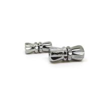Brass Screw Clasp, silver color plated, fashion jewelry & DIY, silver color 
