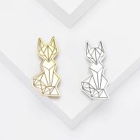Zinc Alloy Jewelry Brooch, Fox, plated, fashion jewelry & for woman 