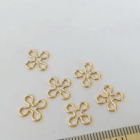 Gold Filled Jump Rings, Four Leaf Clover, 14K gold-filled, DIY 0.75mm [