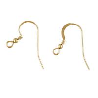 Gancho de alambre de oreja con oro llenado, Oro-llenado, 14K lleno de oro, Bricolaje & diferentes estilos para la opción, 2.5mm, 20x0.71mm, Vendido por Par[