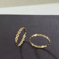 Oro-llenado anillo, 14K lleno de oro, diverso tamaño para la opción & para mujer, 2.4mm, 1.2mm, tamaño:5-9, Vendido por UD